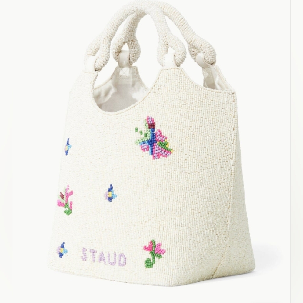 STAUD First Bloom Cote Tote Bag - Picture 1 of 6
